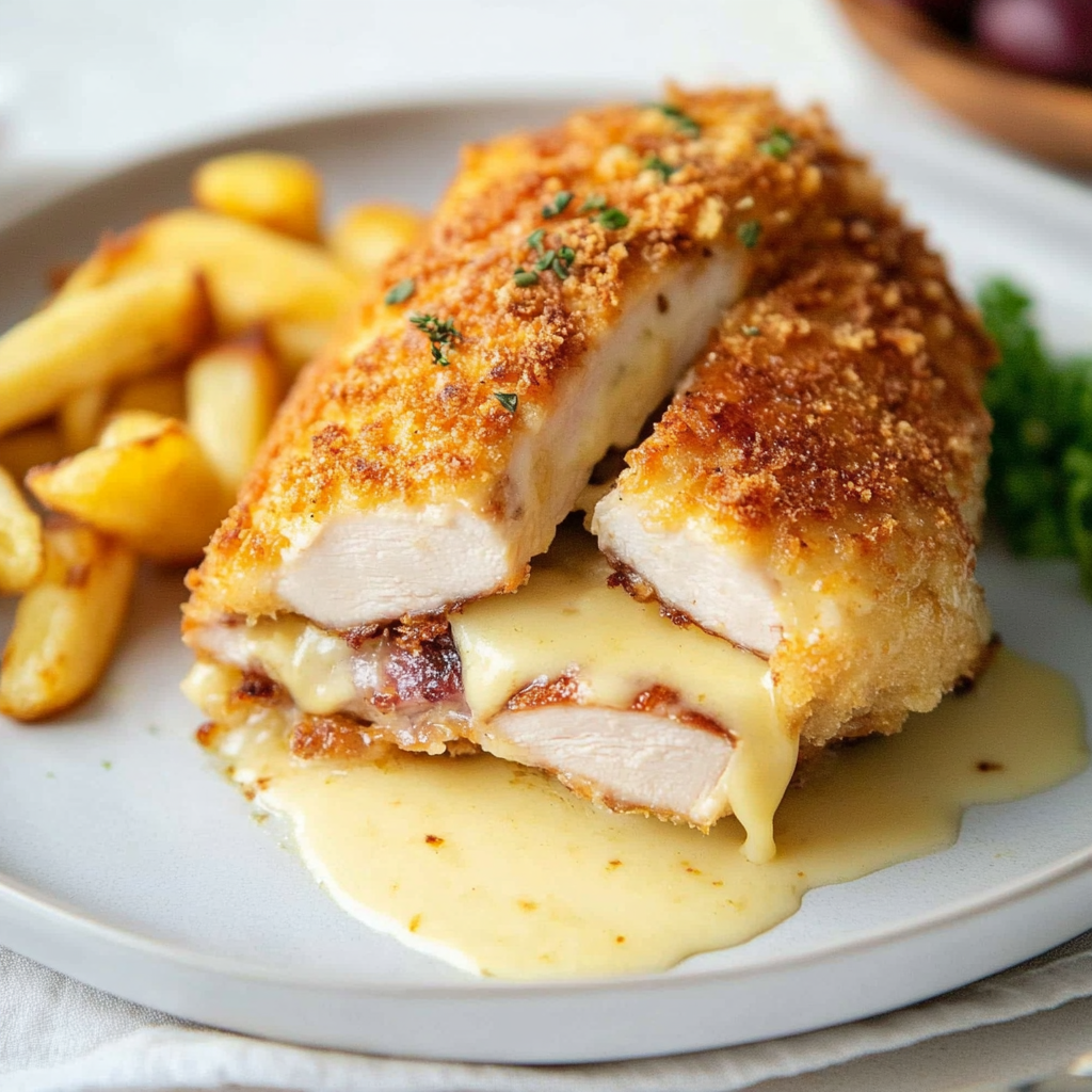 Baked Chicken Cordon Bleu