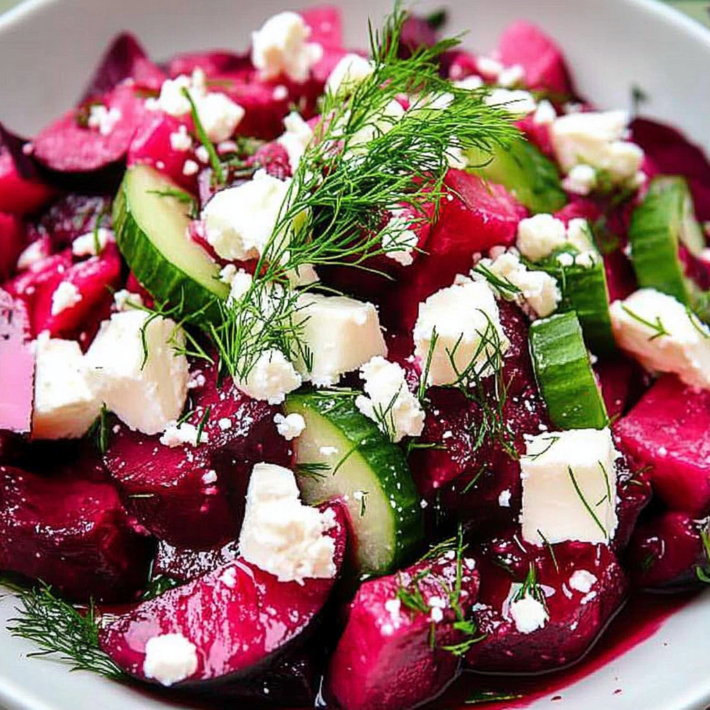 Beet Salad with Feta, Cucumbers & Dill Delight 17 Beet Salad with Feta, Cucumbers & Dill