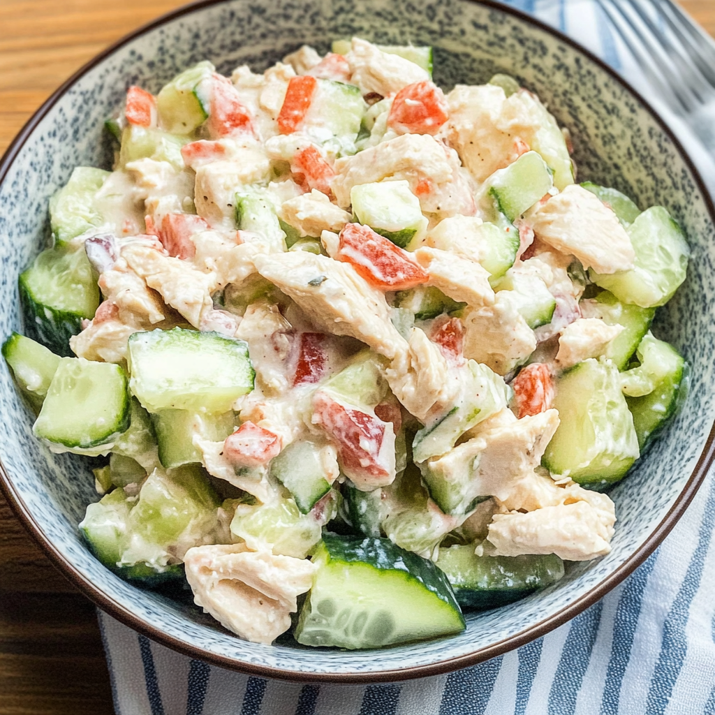 Cold Cucumber Chicken Salad for a Delicious Picnic 18 Cold Cucumber Chicken Salad