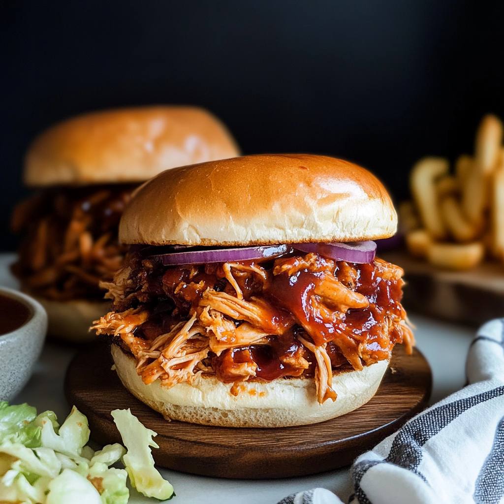 Crockpot BBQ Pulled Chicken