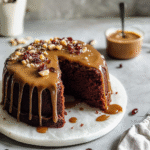 Date Syrup Cake with Caramel Glaze 1