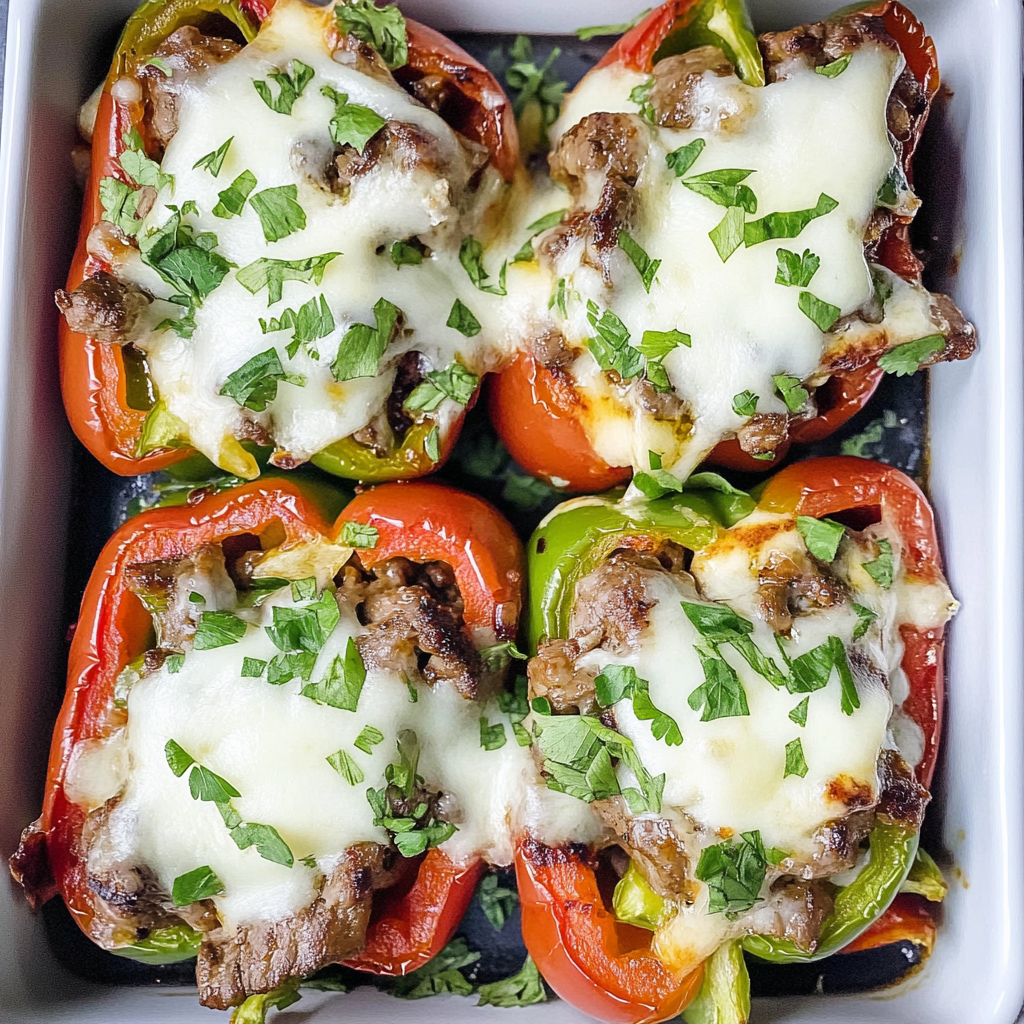 Easy Philly Cheesesteak Stuffed Peppers Delight 18 Easy Philly Cheesesteak Stuffed Peppers