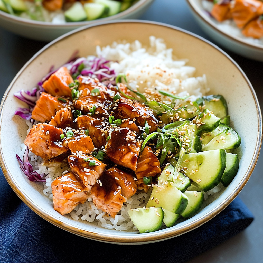 Salmon Rice Bowl