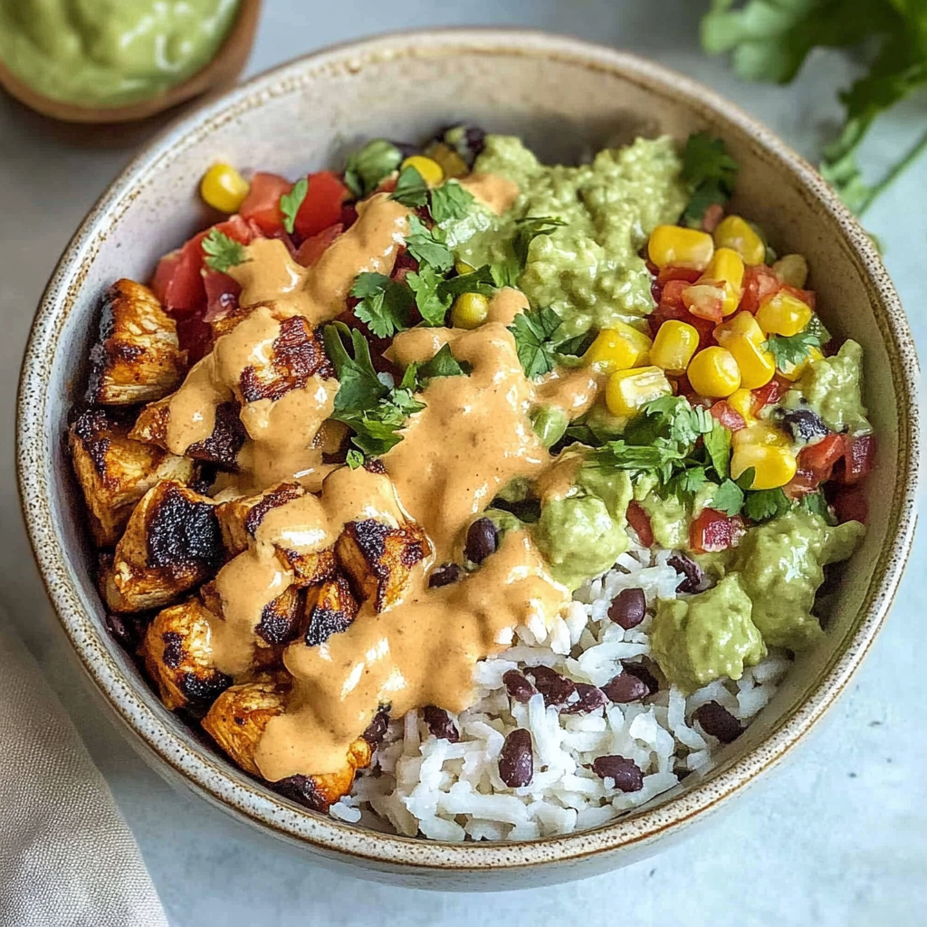 Southwest Chicken Burrito Bowls