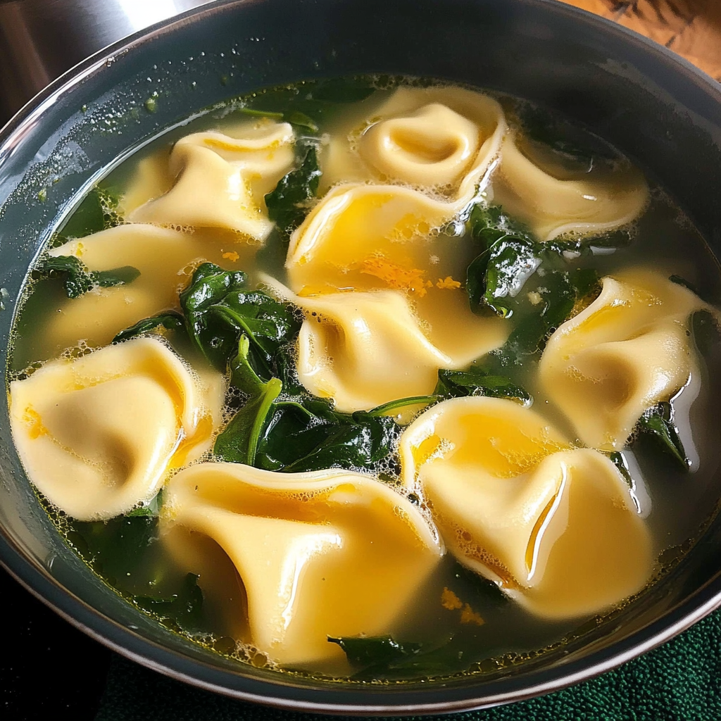 Spinach Tortellini Soup