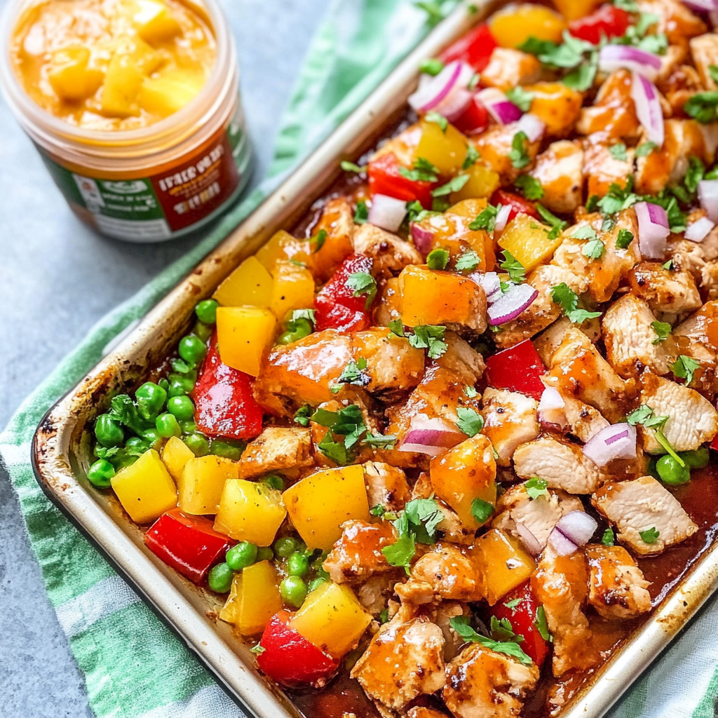 Hawaiian Chicken Sheet Pan Meal for Delicious Bliss 21 Hawaiian Chicken Sheet Pan Meal