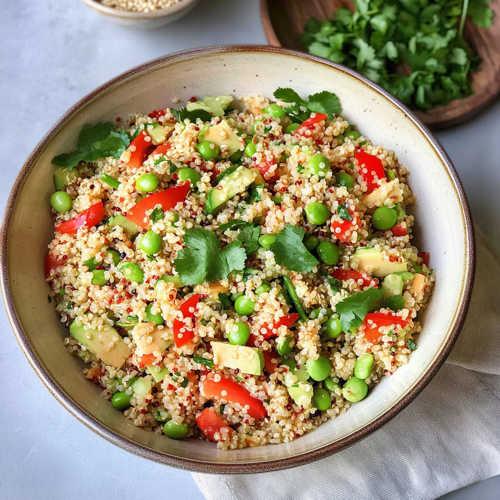 Quinoa Edamame Salad