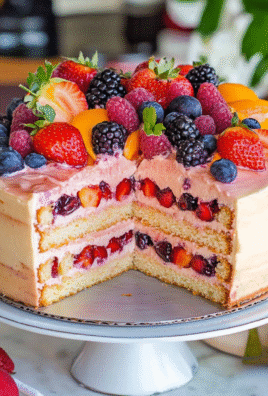 Summer Fruit Sangria Cake for Delicious Gatherings 6 Summer Fruit Sangria Cake 1