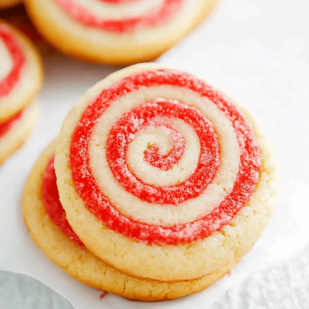 Peppermint Pinwheel Cookies