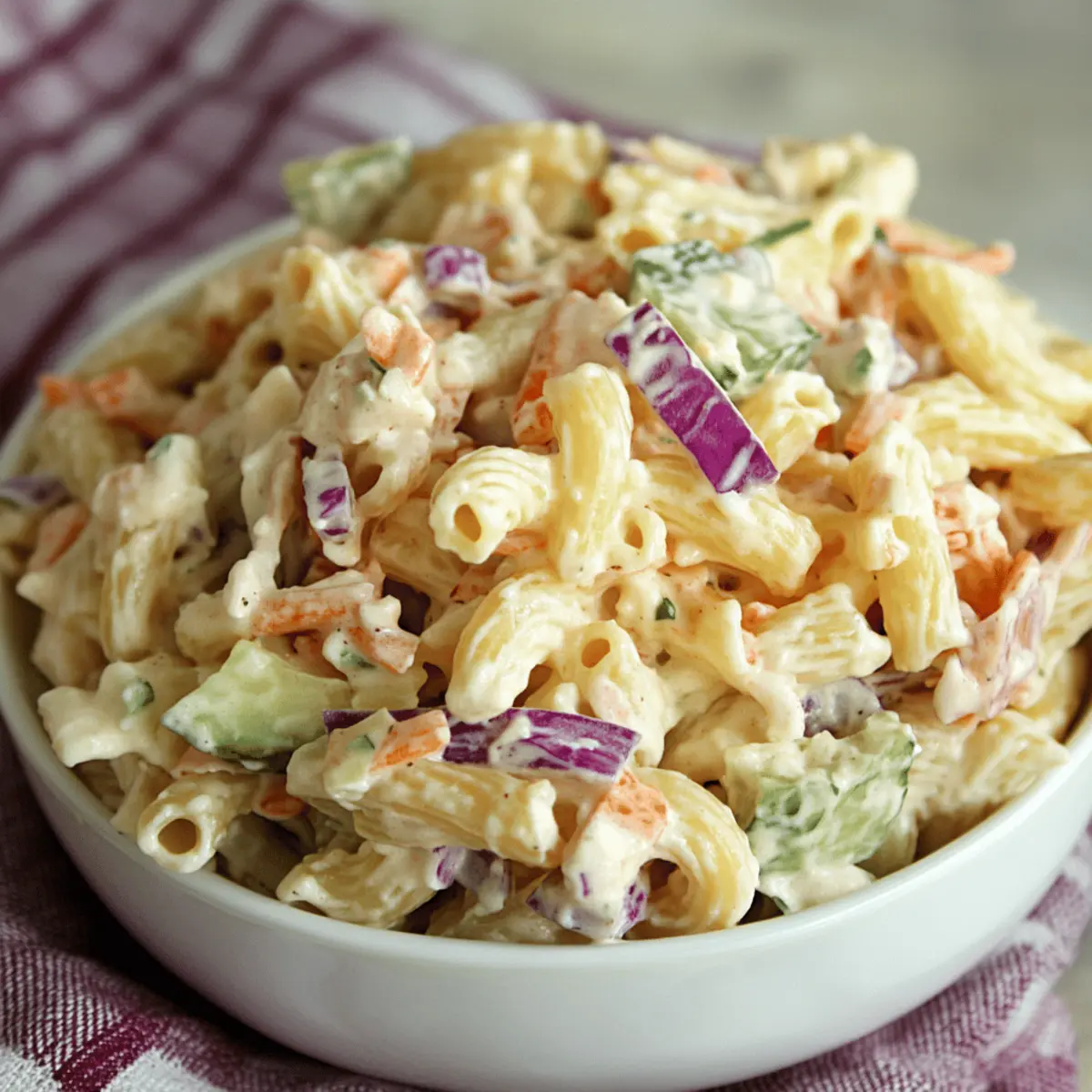 Coleslaw Pasta Salad