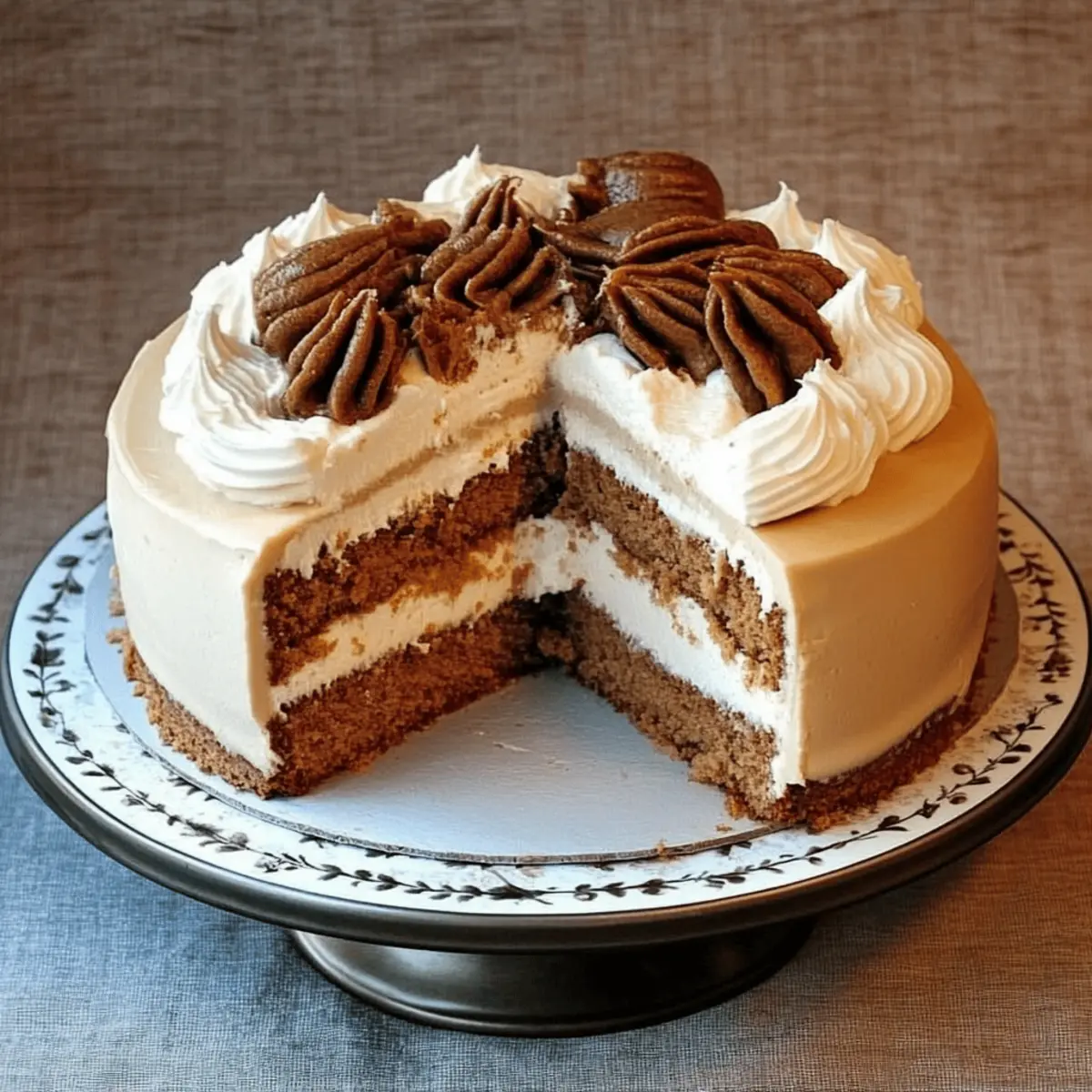 Pumpkin Cheesecake Cake