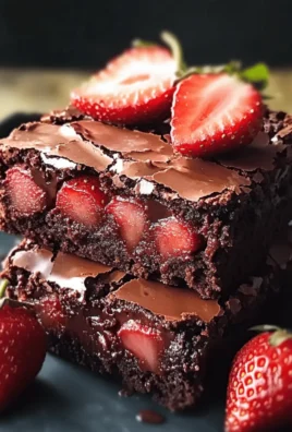 Strawberry Chocolate Brownies-Deliciously Decadent