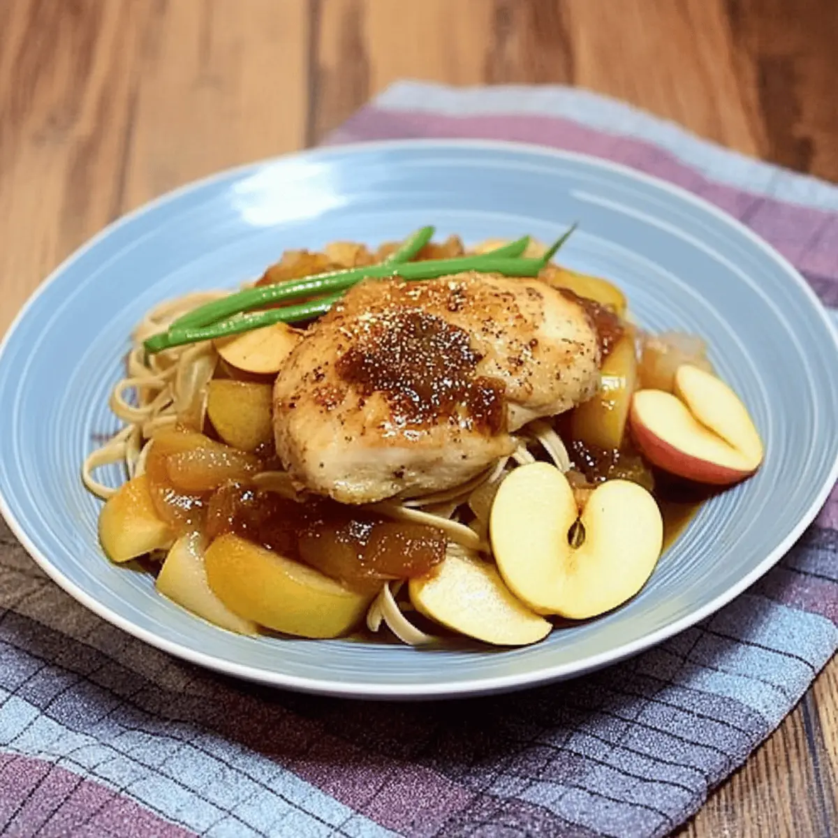 Chicken with Apples and Cider