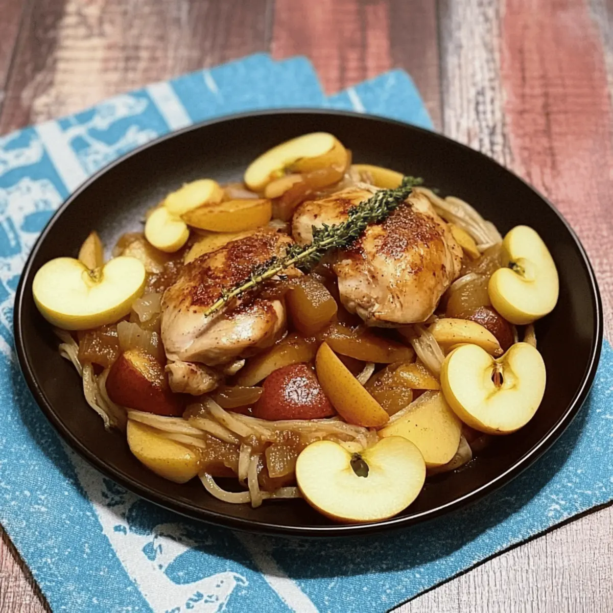 Savory Chicken with Apples and Cider: A Cozy Dinner Delight 2