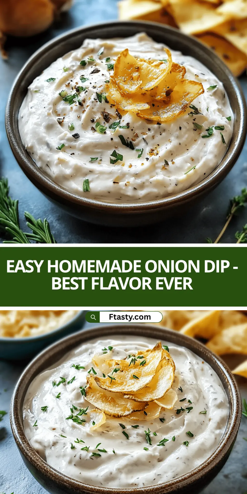 Easy Homemade Onion Dip - Best Flavor Ever 2