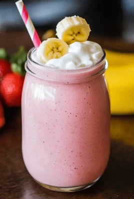 Strawberry Banana Smoothie with Yogurt