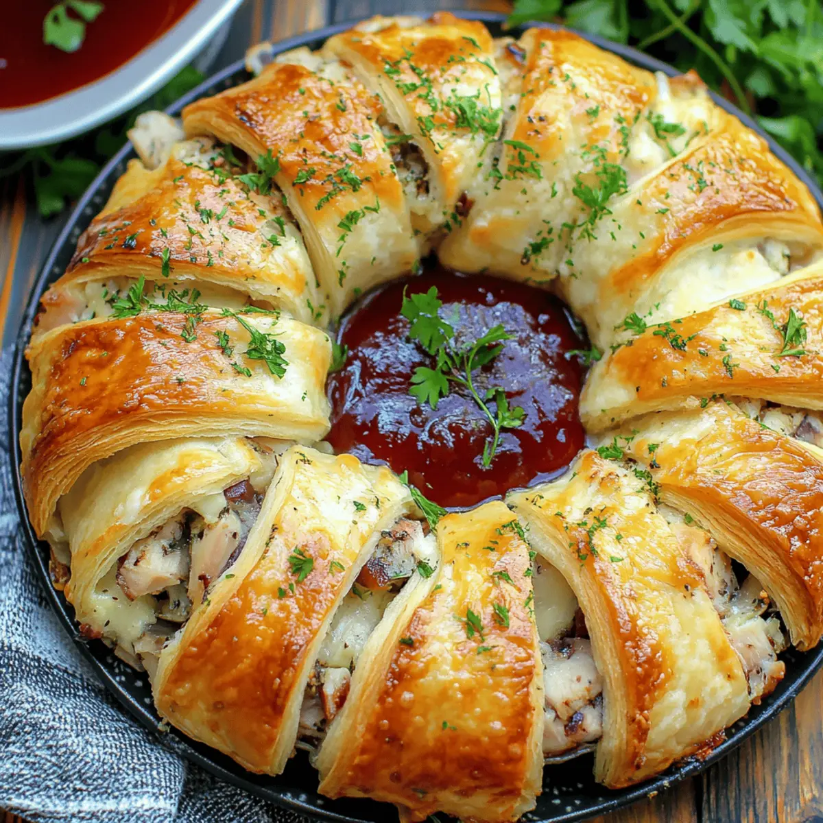 Irresistibly Tasty Turkey Crescent Roll Ring Recipe You'll Love 3