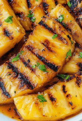Juicy Grilled Pineapple with Sweet Cinnamon-Honey Glaze 19 Grilled Pineapple