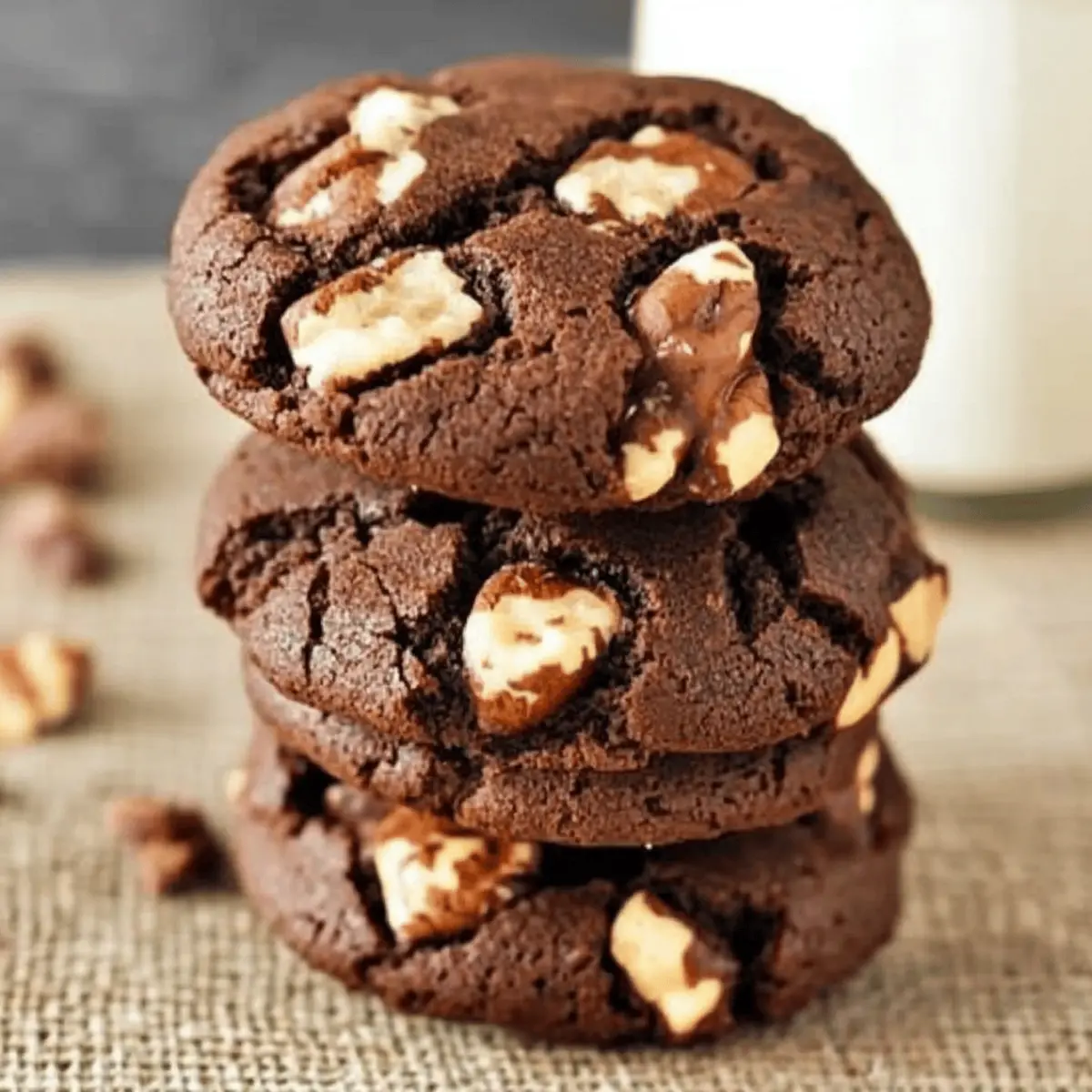 Double Chocolate Pecan Cookies