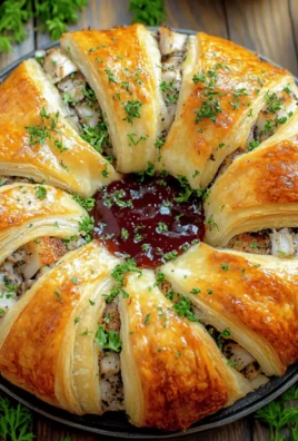 Irresistibly Tasty Turkey Crescent Roll Ring Recipe You'll Love 22 Turkey Crescent Roll RIng
