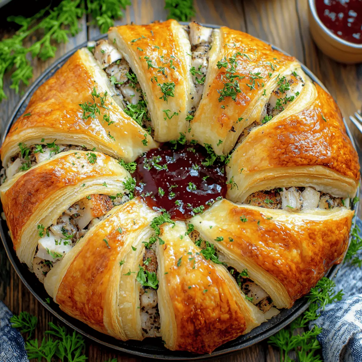 Turkey Crescent Roll RIng