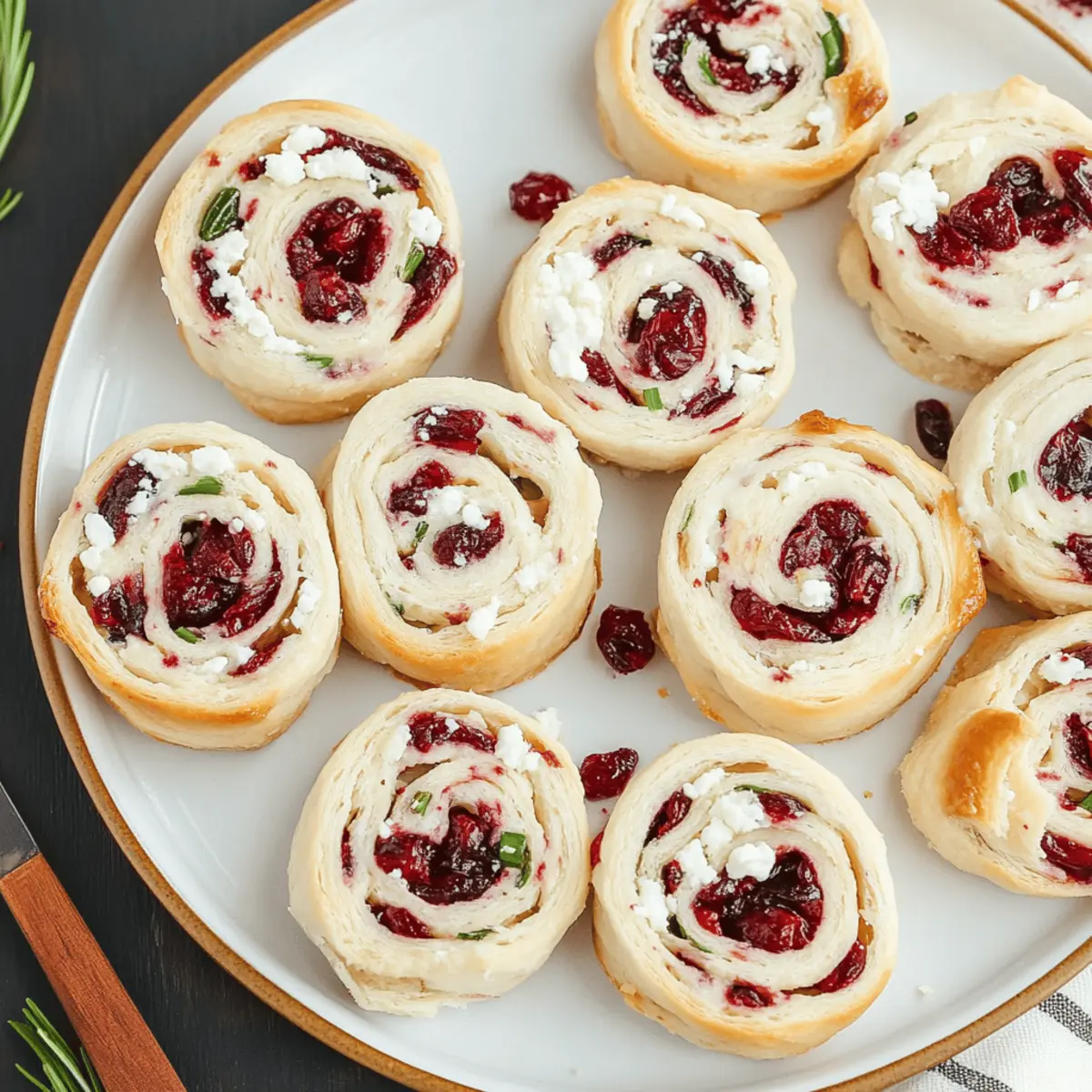 Irresistibly Creamy Cranberry Feta Pinwheels for Easy Entertaining 3