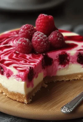 Easy Raspberry Cheesecake - Heavenly Dessert
