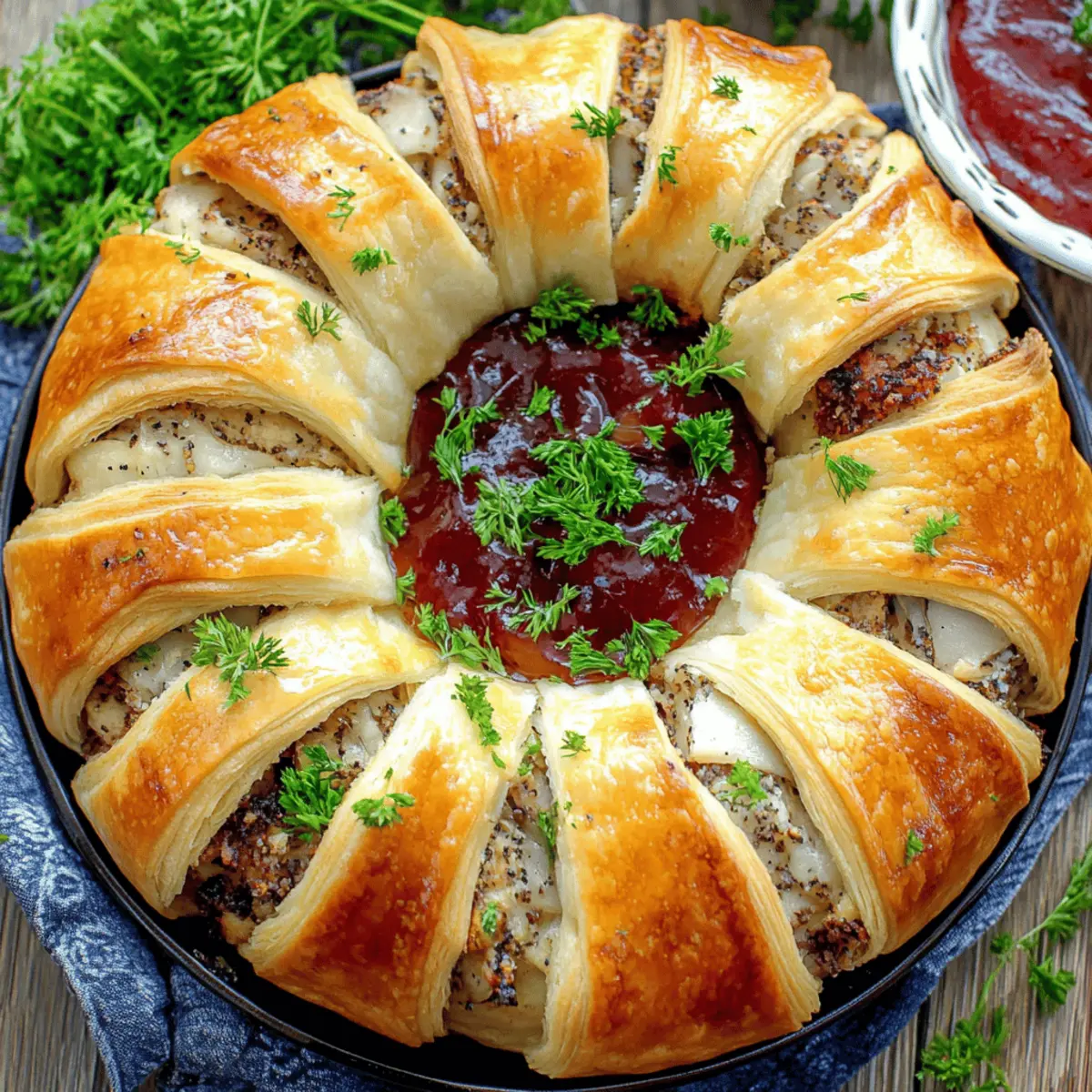 Irresistibly Tasty Turkey Crescent Roll Ring Recipe You'll Love 2
