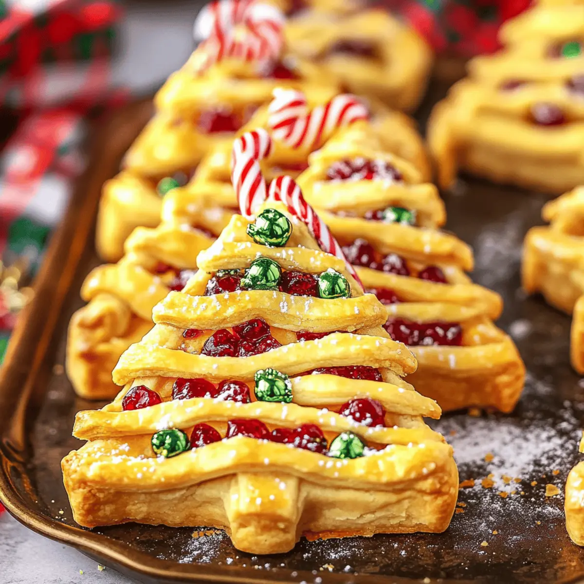 Irresistibly Festive Cranberry Orange Christmas Tree Pies 4