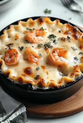 Irresistible Seafood Lasagna Lobster Shrimp Delight