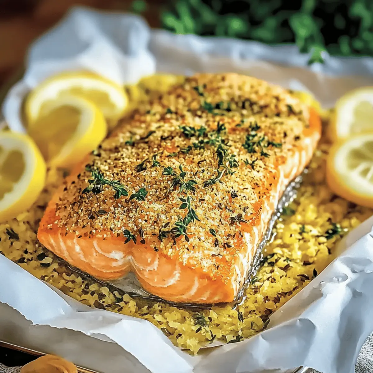 Savor the Best 30Min Baked Lemon Parmesan Herb Crusted Salmon 4