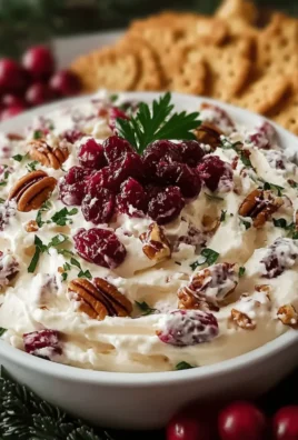 Delightful Cranberry Pecan Snowflake Cream Cheese Dip Anyone! 6 Cranberry Pecan Snowflake Cream Cheese Dip delights any party!