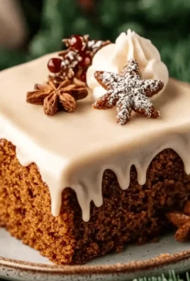 Gingerbread Cake with Cream Cheese Frosting
