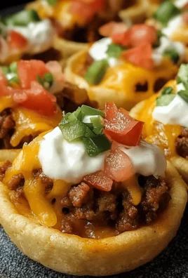 Cheesy Taco Cups Snack Bake