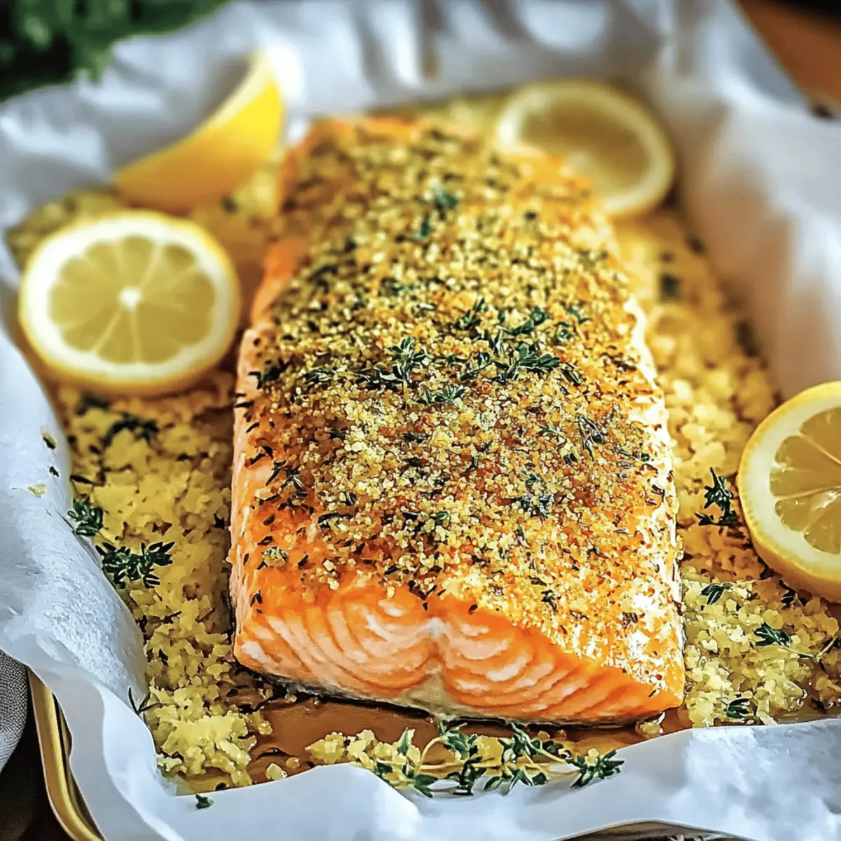 Savor the Best 30Min Baked Lemon Parmesan Herb Crusted Salmon 2