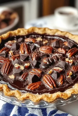 Indulge in Irresistible Chocolate Pecan Pie w Molasses Delight