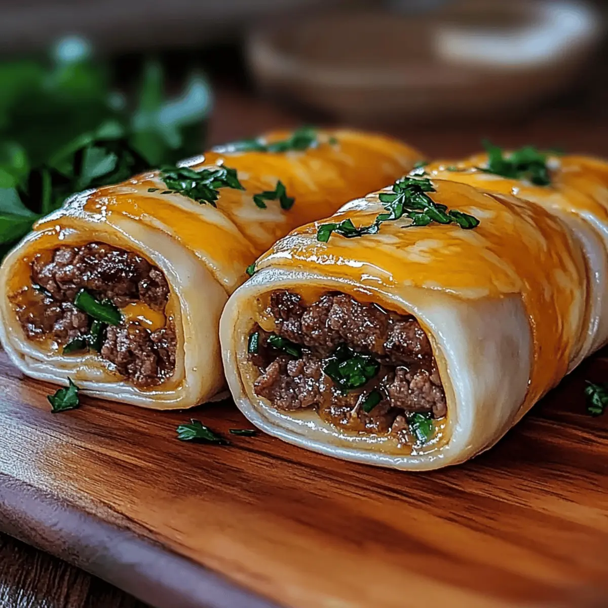 Ultimate Easy Garlic Butter Beef Rollups for Burger Lovers