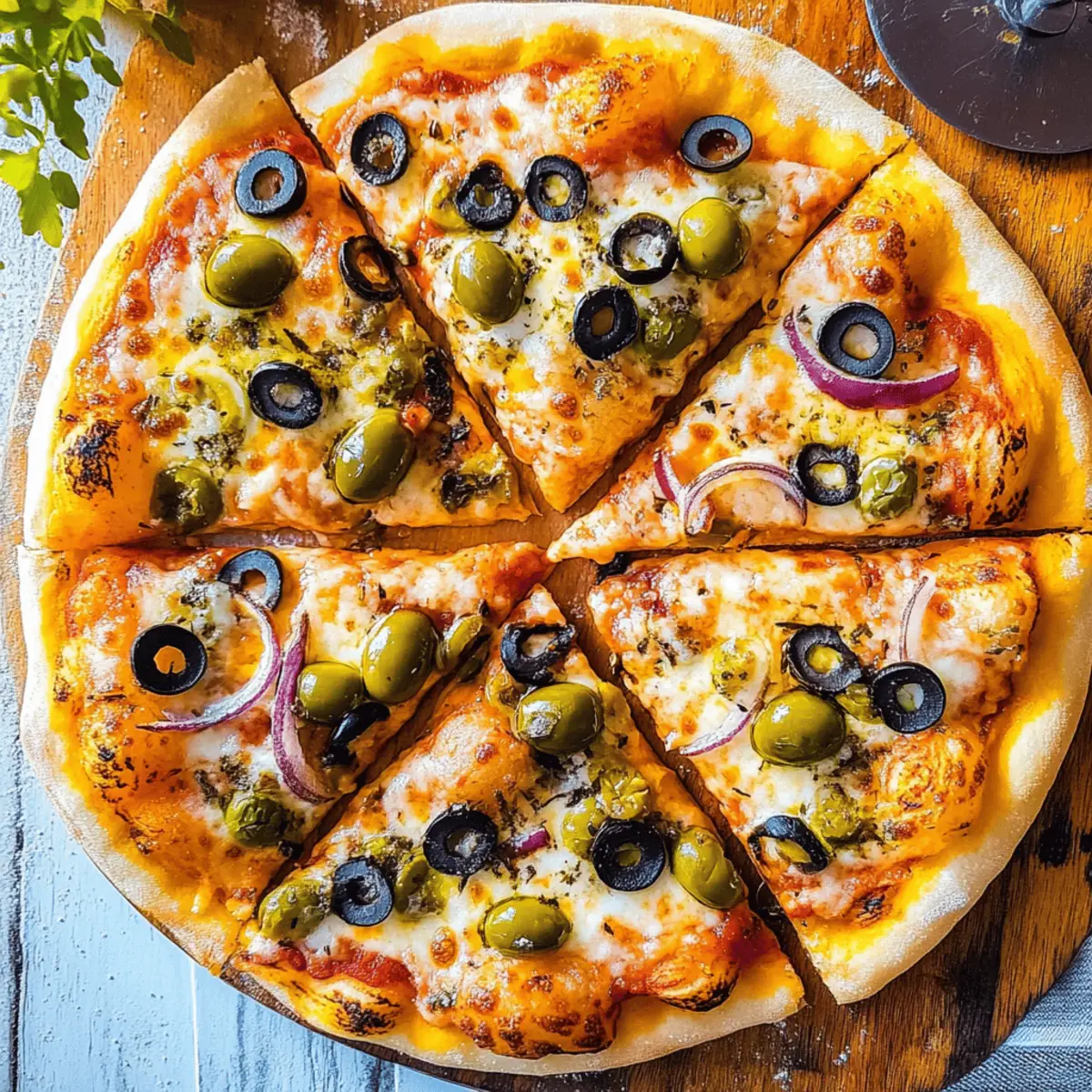 Double Olive Pizza