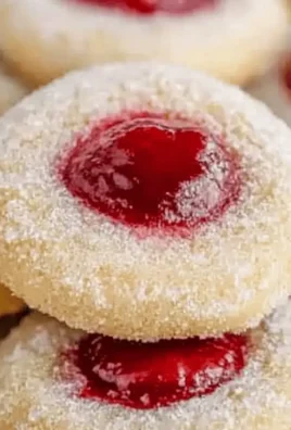 Raspberry Thumbprint Cookies