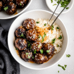 Korean Bbq Meatballs With Spicy Mayo image 1