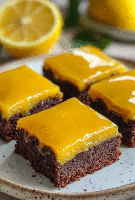 Lemon Brownies Bright Fudgy Citrus Bars image 1
