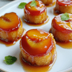Peach Upside Down Mini Cakes image 1