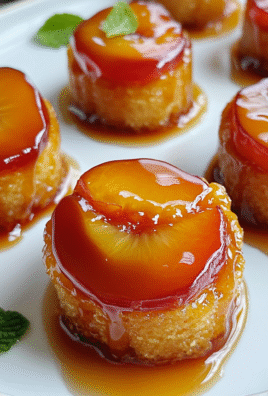 Peach Upside Down Mini Cakes image 1