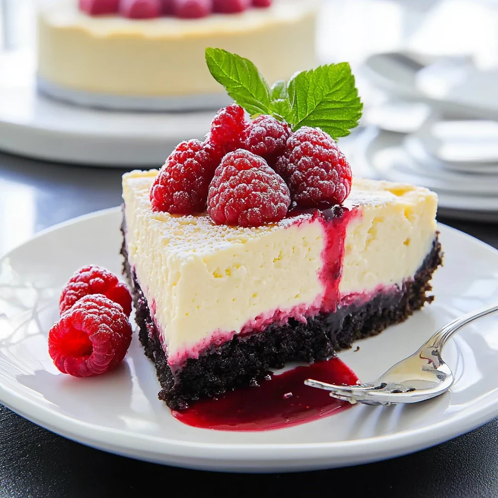 White Chocolate Raspberry Cheesecake image 3
