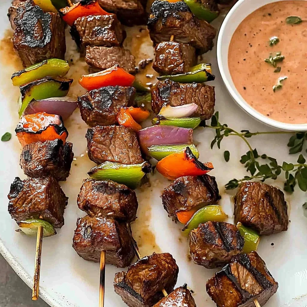 beef kabobs on the grill image 3