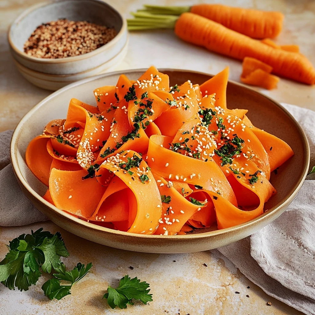 Carrot Ribbon Salad: A Colorful and Zesty Delight 2 carrot ribbon salad image 3 1