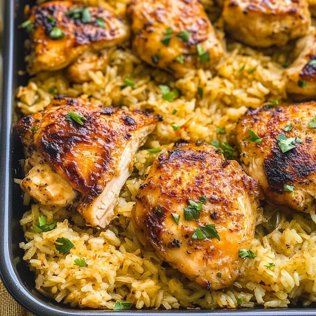 Baked Chicken and Rice: A Cozy Family Favorite 2 chicken and rice baked in oven image 3 1