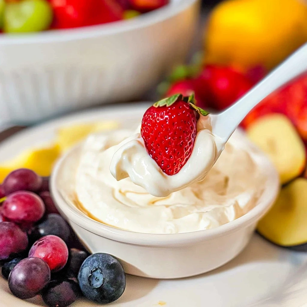 fruit dip with cream cheese image 3