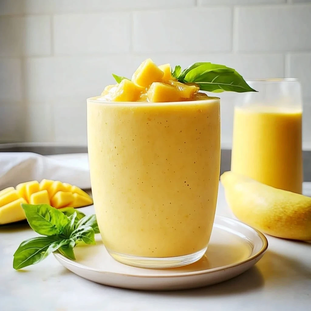 Refreshing Mango Smoothie Recipe for Tropical Bliss 2 mango smoothie image 3