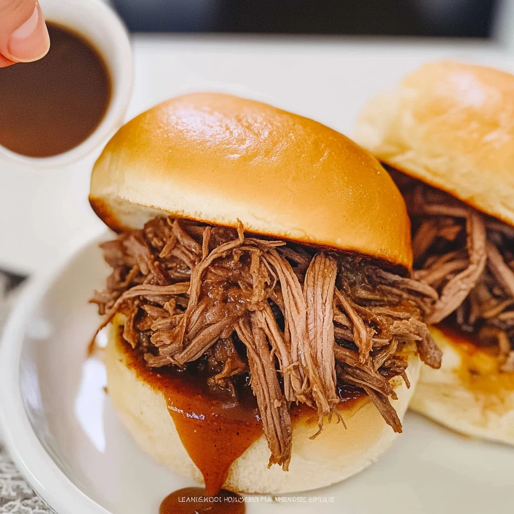 shredded beef sandwiches image 3